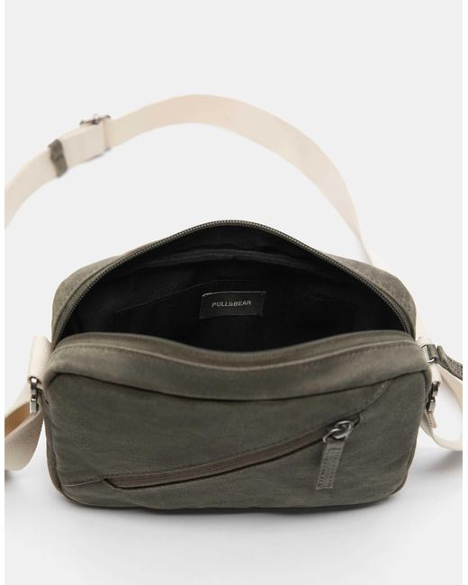Pull&Bear – umhängetasche in Gray für Herren