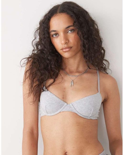 Weekday Brown Inez Underwire Bra