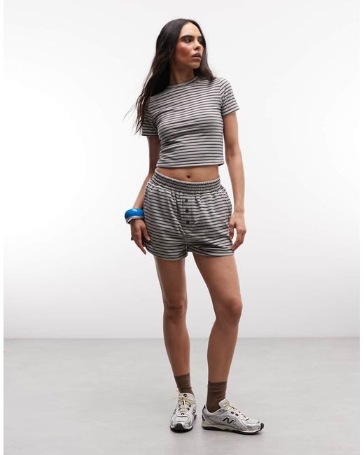 CERNUCCI Gray Boxer Shorts
