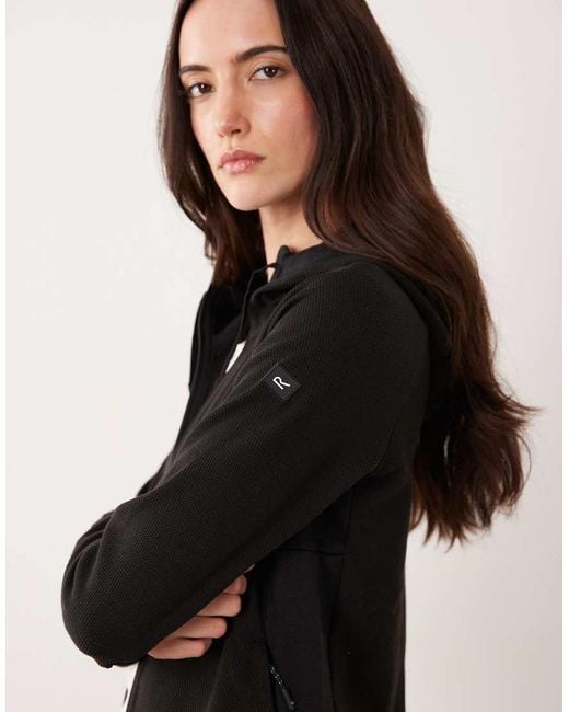 Regatta Blue Nayna Hooded Full Zip Fleece