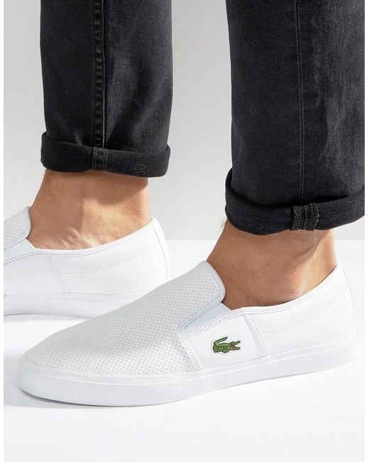 Gazon Lacoste pour homme en coloris White