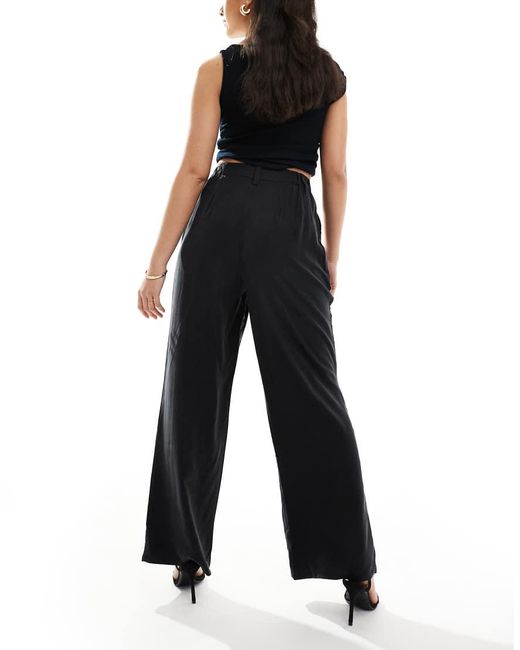 ASOS Blue Relaxed Straight Leg Trousers Co-Ord