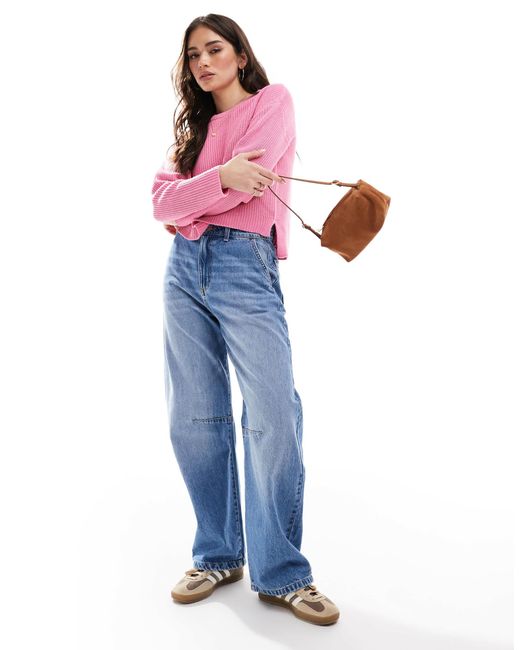 Pull ras ONLY en coloris Pink