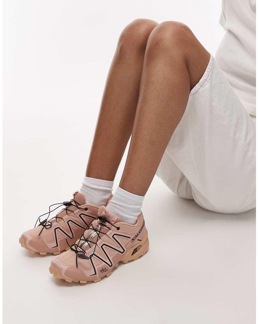 Salomon Pink Speedcross 3 Satin Trainers