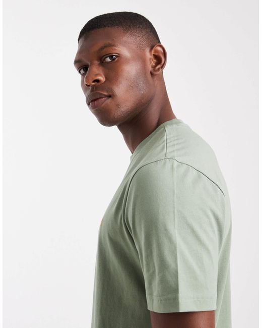 Farah Green Danny Regular Short Sleeve T-shirt for men