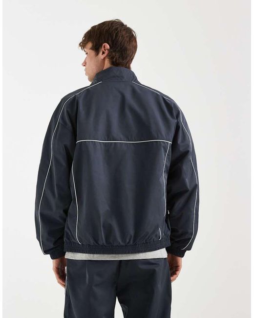 Lacoste Blue Co-ord Track Jacket With Contrast Piping for men