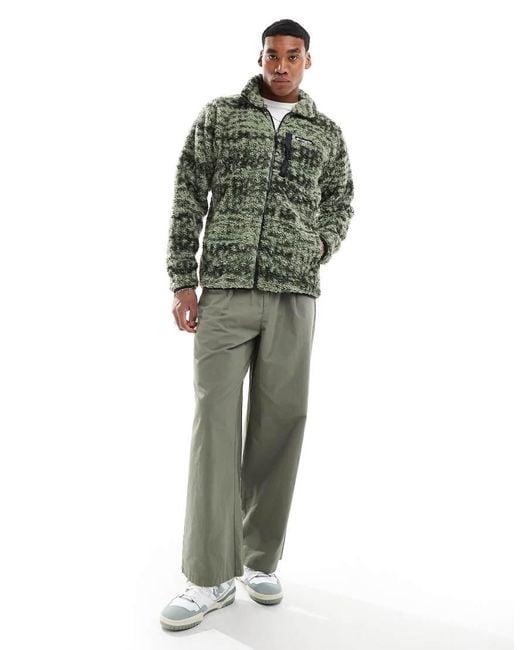 Columbia Green Winter Pass Ii Printed Fleece for men