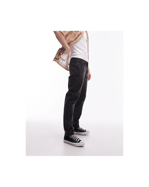 Topman – schmal zulaufende jeans in Black für Herren