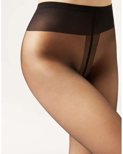 Calzedonia White 8 Denier Resistant Sheer Tights