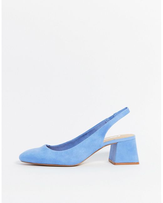 Zapatos con tira trasera en azul Stradivarius de color Azul | Lyst