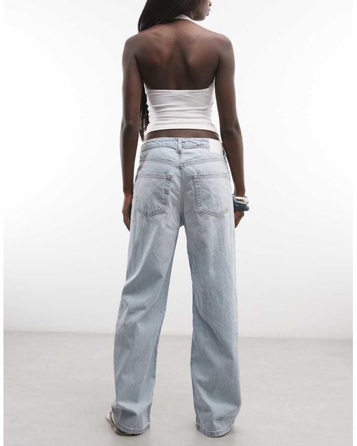 Weekday Blue Missy Low Waist Loose Fit Jeans