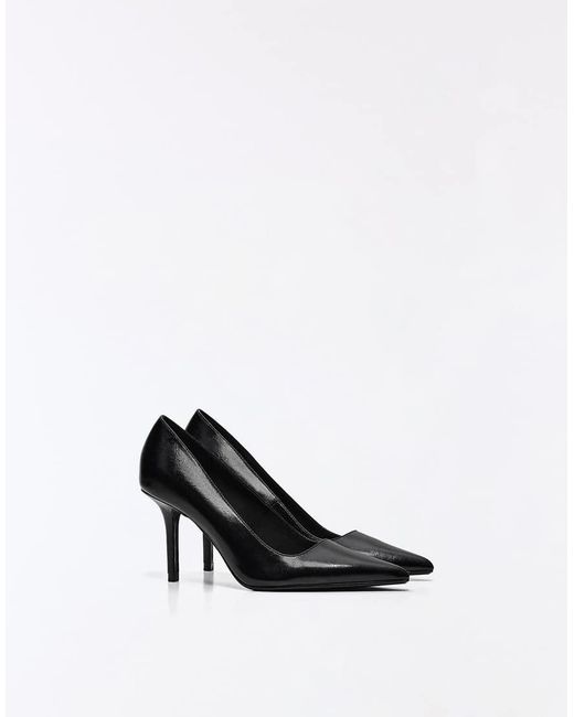 Bershka White High-Heel Shoes