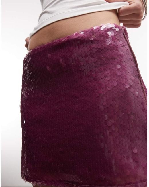 Collusion White Sequin Mini Skirt