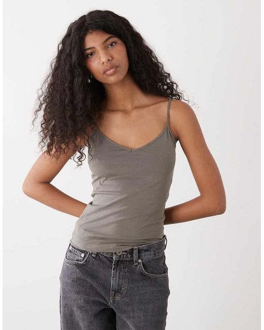 Weekday Gray Demi Singlet Vest
