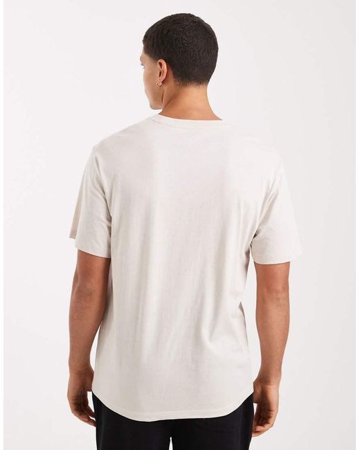 Jack & Jones White T-shirt With Script Logo for men