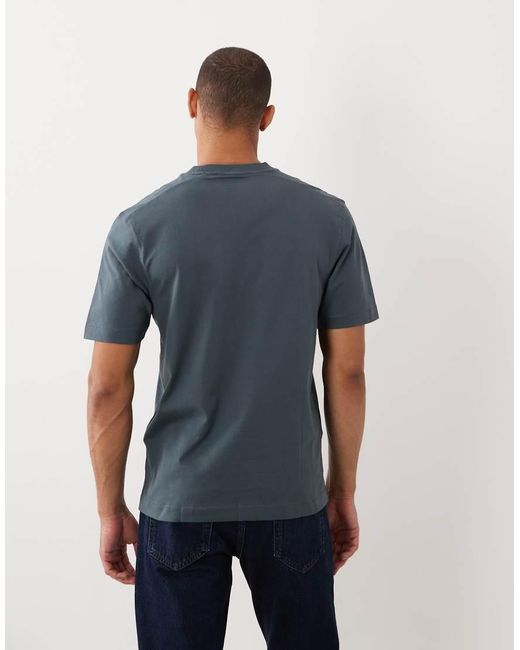 River Island Blue Regular Fit Essential T-shirt for men