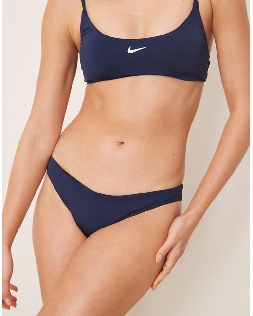 Nike Blue Nike Essential Bralette Bikini Set