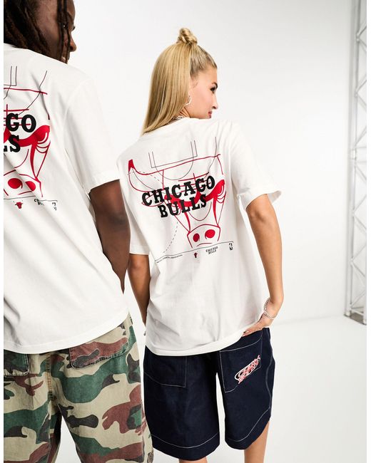 Nike Basketball White – nba chicago bulls – unisex-t-shirt