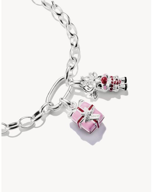 Thomas Sabo White Reindeer Charm Pendant