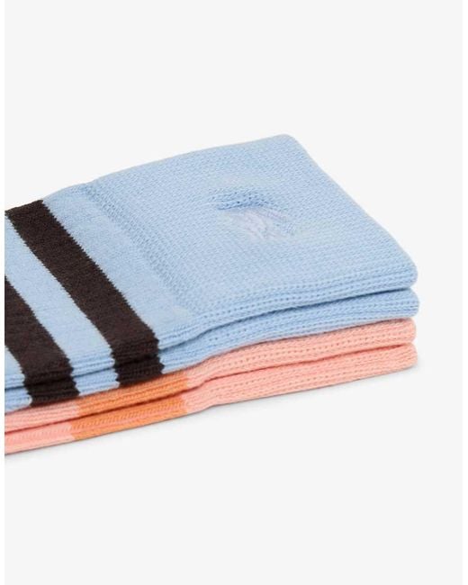 Lacoste Blue Stripe Sock 2 Pack for men