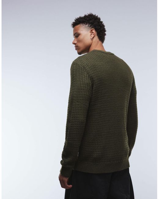 Pull texturé JJ Rebel pour homme en coloris Green