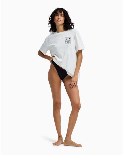 Billabong White Always Looking Short Sleeve T-Shirt