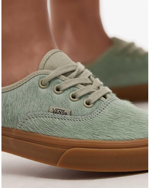 Vans Natural Authentic Pony Hair Trainers