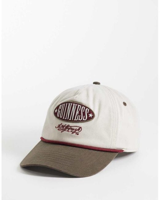 Abercrombie & Fitch White Guinness Trucker Cap for men