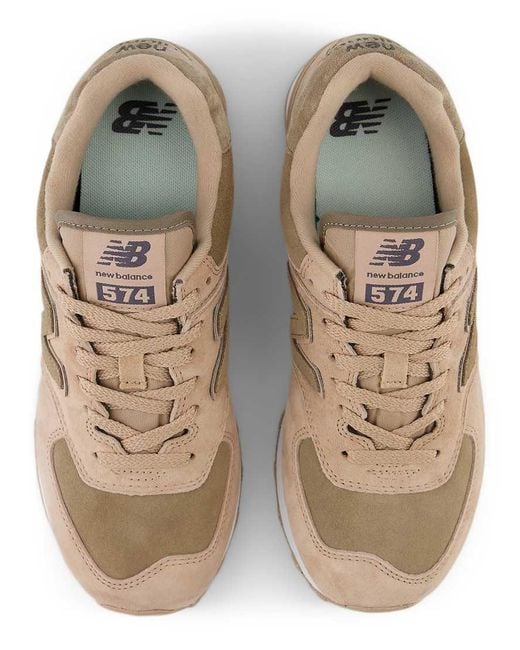 New Balance Brown 574 Trainers