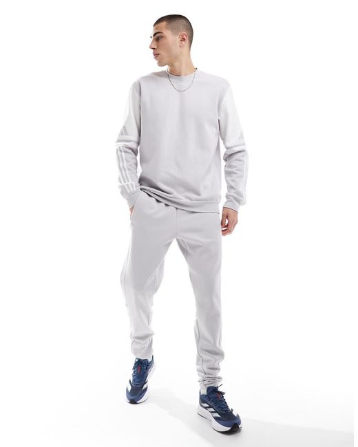 Adidas Originals White Adidas Football Squadra25 Sweatpants for men