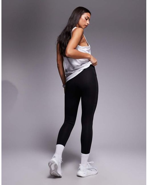 Leggings Negros De Talle Alto Essential De PUMA de color Gray