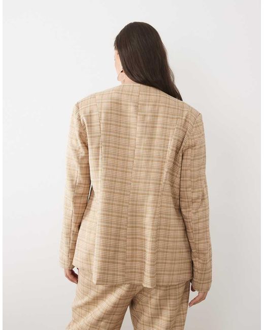 ASOS Natural Curve Cinched Waist Blazer