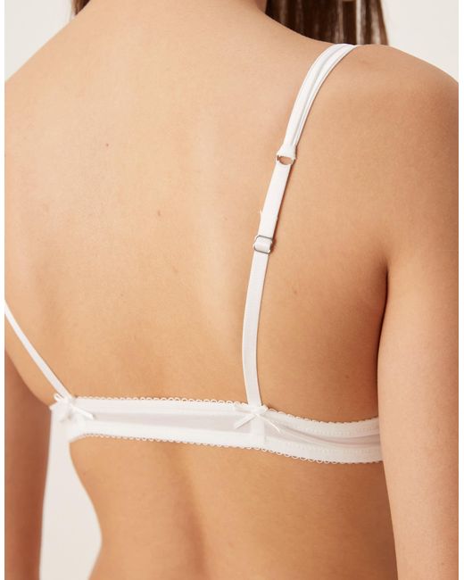 ASOS Natural – missy – weicher longline-bh