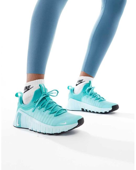 Nike Blue Free Metcon 6 Trainers