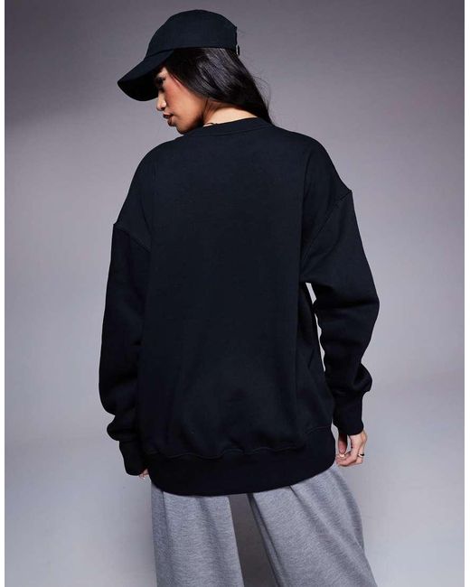 Nike Black Phoenix Fleece Oversized Sweatshirt
