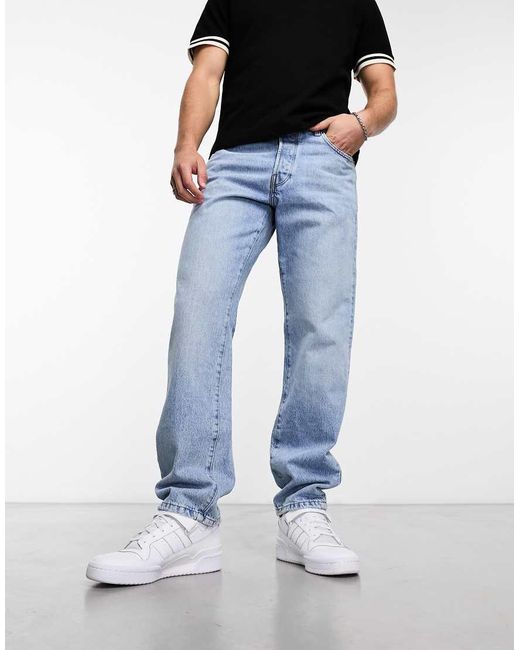 Only & Sons Blue Edge Straight Fit Jeans for men