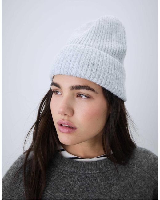 Stradivarius Gray – weicher basic-strickpullover