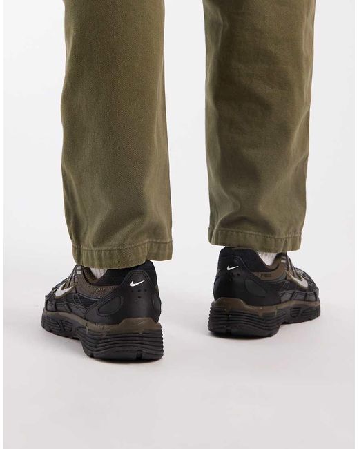 Nike Green P-6000 Utility Trainers With Speed Lace for men