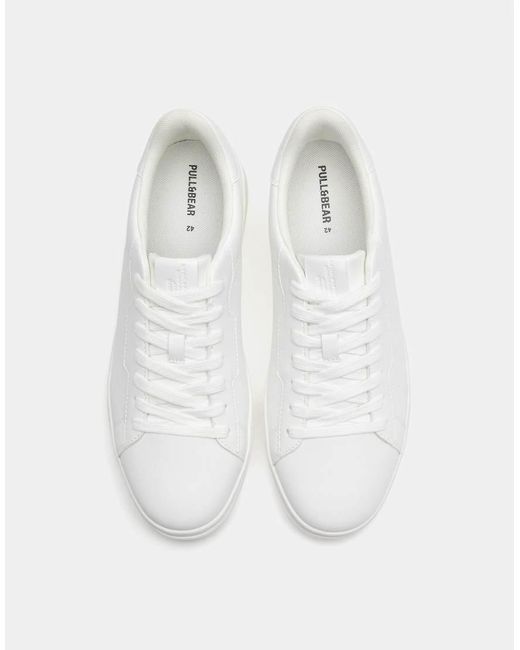 Pull&Bear White Trainers for men