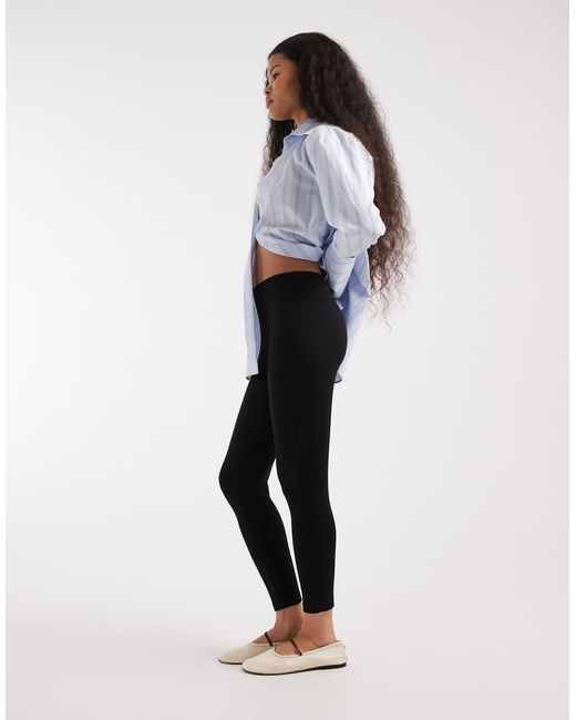 ASOS White Asos Design Petite 2 Pack leggings