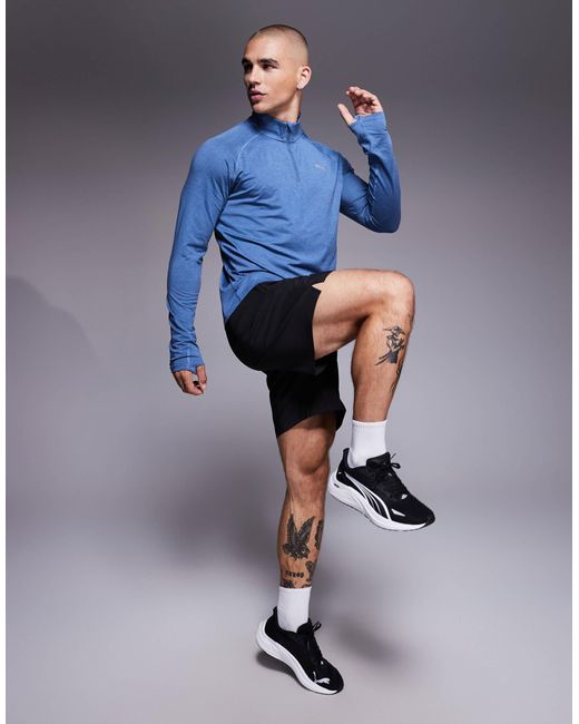 PUMA Blue Run Velocity Cloudspun 1/4 Zip Top for men