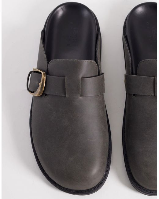 ASOS – pantoletten in Brown für Herren