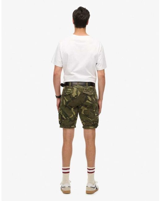 Superdry White Core Cargo Shorts for men