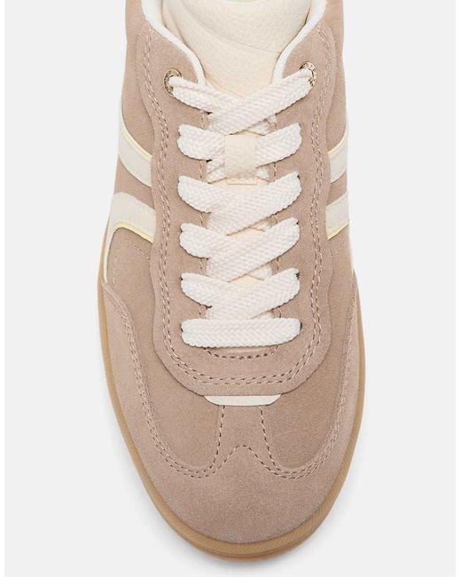 Stradivarius Natural Casual Leather Trainers