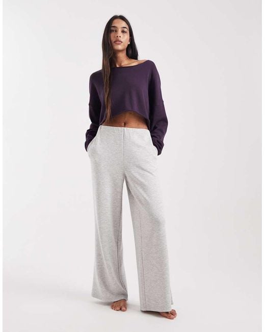 Cotton On Blue Off The Shoulder Cropped Knit