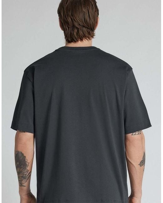 Intimissimi Gray Oversized 100% Cotton T-Shirt for men