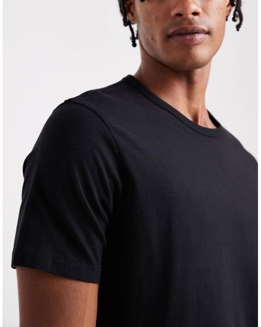 Jack & Jones Black Slim T-shirt for men