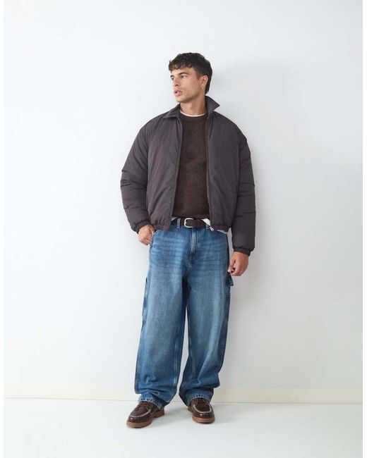 Balmohk Blue Puffer Jacket for men
