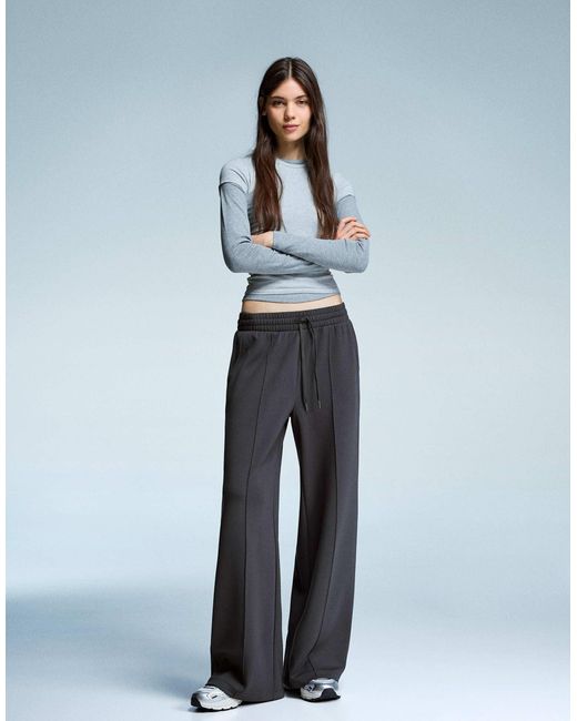 Bershka Gray – weiche hose