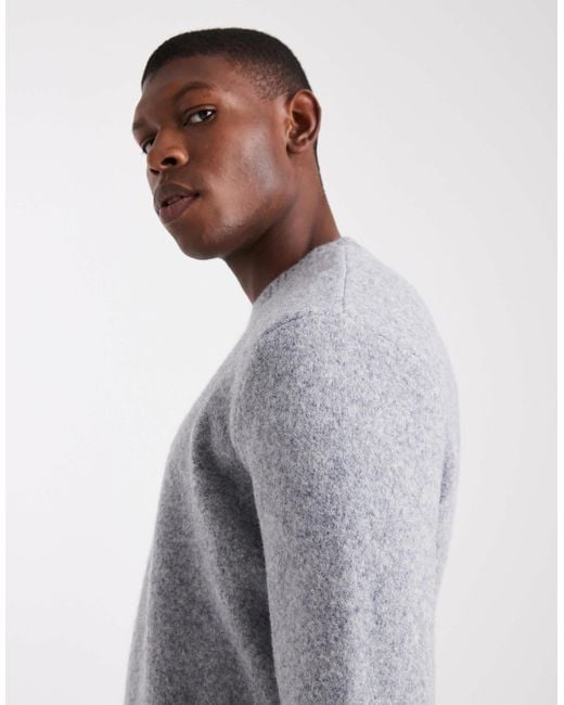 ASOS – relaxed-fit-strickpullover in Gray für Herren